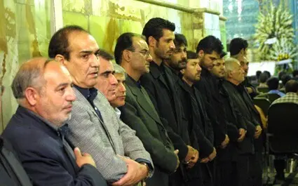 مراسم تشییع علی دایی و پدرش
