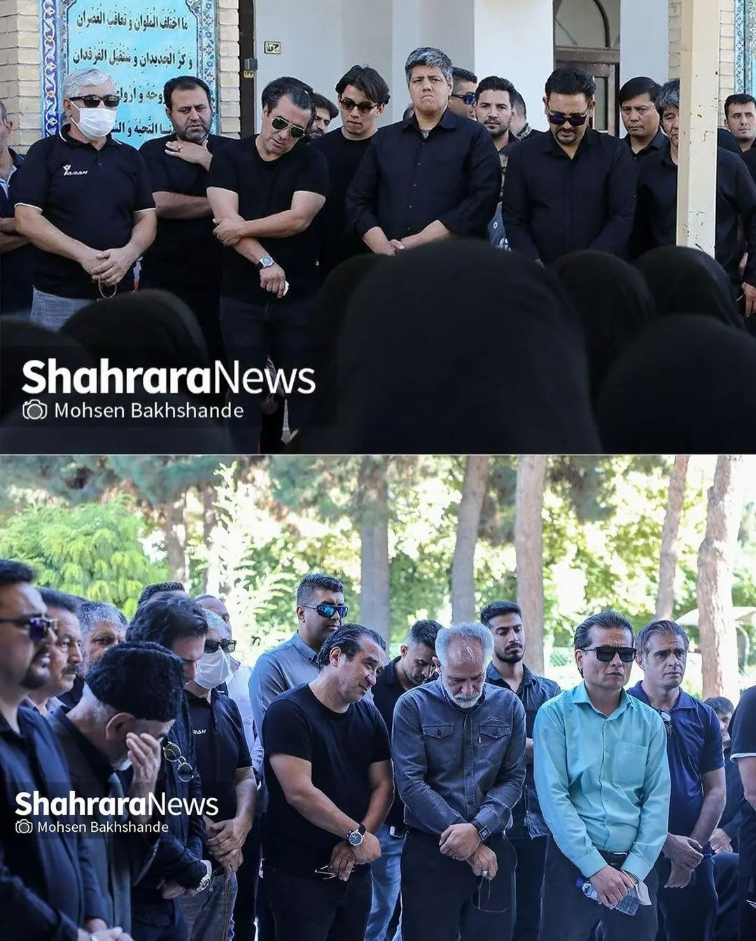 وداع خداداد عزیزی از پدرش