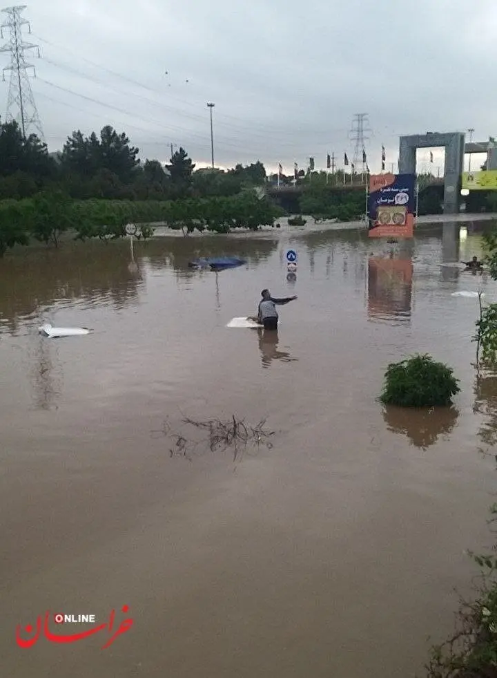 سیل در مشهد