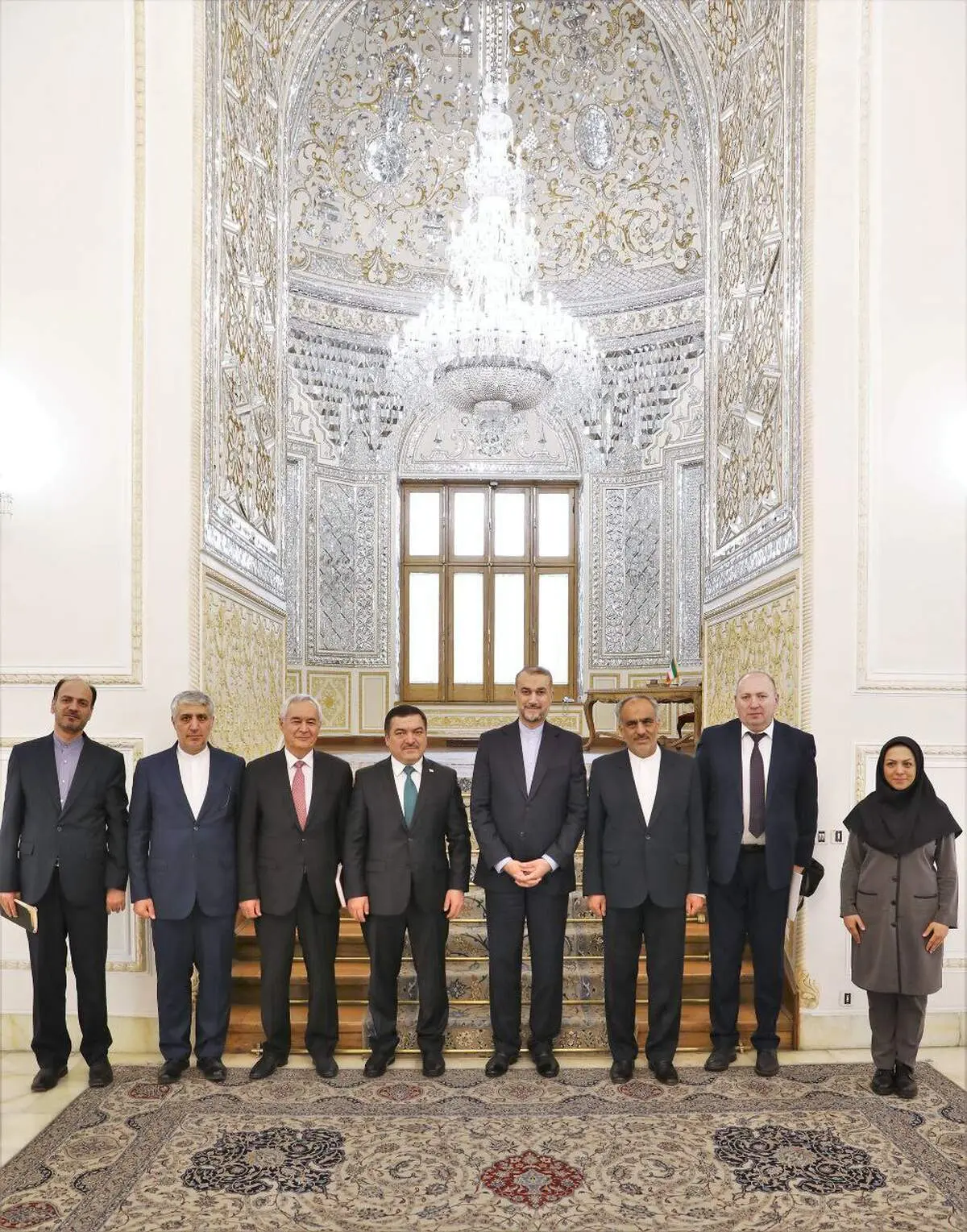 شعرخوانی معان وزیر امور خارجه تاجیکستان در حضور حسین امیرعبداللهیان 