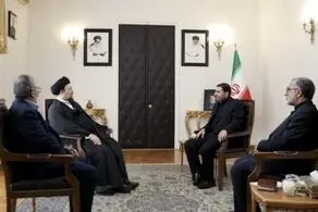 حضور سید حسن خمینی در دفتر سرپرست ریاست جمهوری