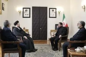 حضور سید حسن خمینی در دفتر سرپرست ریاست جمهوری