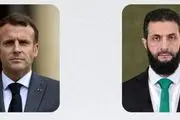 دعوت ماکرون از جولانی برای سفر به فرانسه 