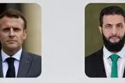 دعوت ماکرون از جولانی برای سفر به فرانسه 