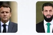 دعوت ماکرون از جولانی برای سفر به فرانسه 