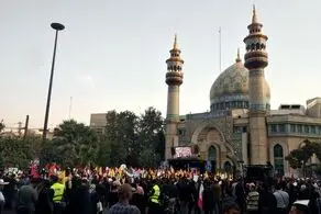 تجمع اعتراضی در میدان فلسطین تهران + ببینید 