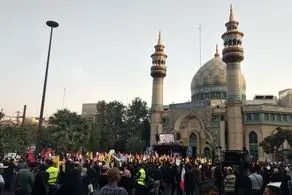 تجمع اعتراضی در میدان فلسطین تهران + ببینید 