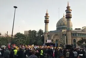 تجمع اعتراضی در میدان فلسطین تهران + ببینید 