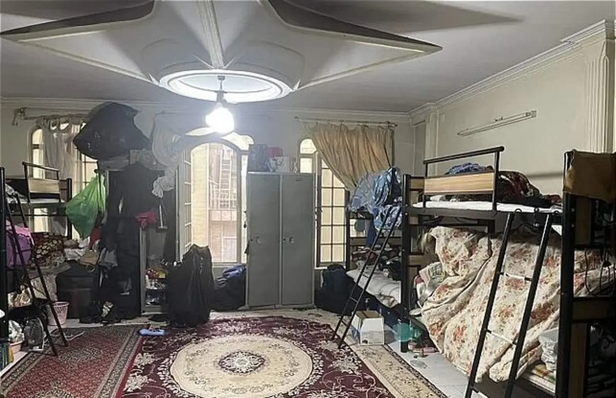 نشت مواد سمی در خوابگاه دانشجویی در تهران + عکس