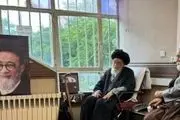  دیدار حجت الاسلام معزی با خانواده شهید آل هاشم