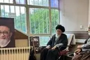  دیدار حجت الاسلام معزی با خانواده شهید آل هاشم
