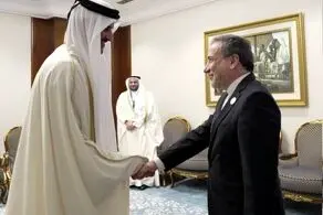 رایزنی عراقچی با امیر قطر 