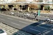 اقدام دیوانه‌وار پرتاب بلوک سیمانی از روی پل هوایی روی ماشین‌ها/زن راننده در درم جان باخت!+فیلم