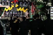 با دیدن اشک های این مادر و نوزاد در مراسم عزاداری جگرتان آتش می گیرد/ عکس
