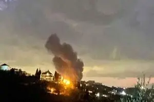 اسراییل به شرق لبنان حمله کرد 