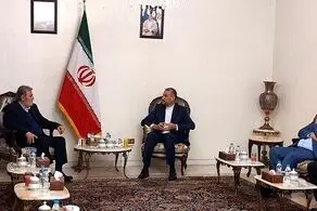دیدار وزیر امور خارجه با دبیرکل جنبش جهاد اسلامی فلسطین