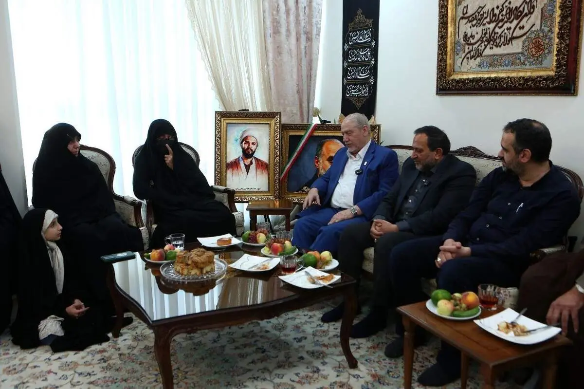 دیدار فرماندهان سپاه با خانواده سپهبد شهید «غلامعلی رشید»
