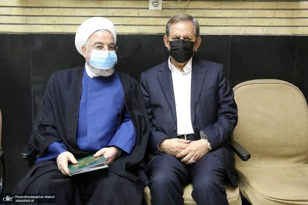 جهانگیری و حسن روحانی در یک قاب جدید