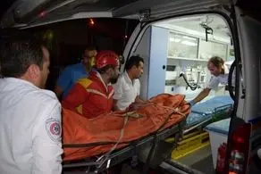 تصادف هولناک ۳ خودرو به دلیل طوفان شن