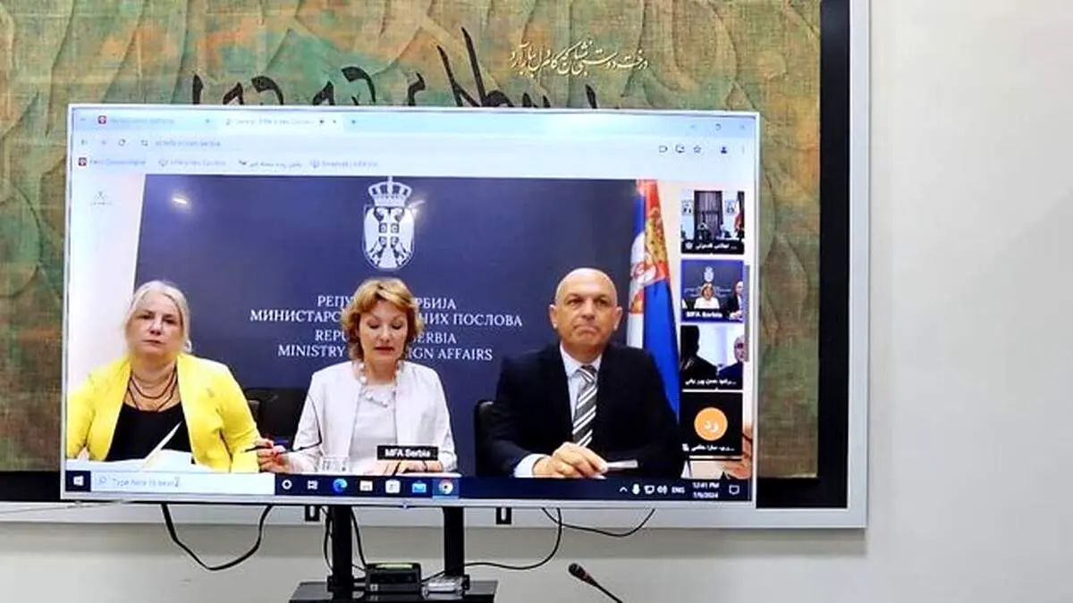برگزاری چهارمین نشست وبیناری کمیسیون مشترک ایران و صربستان  