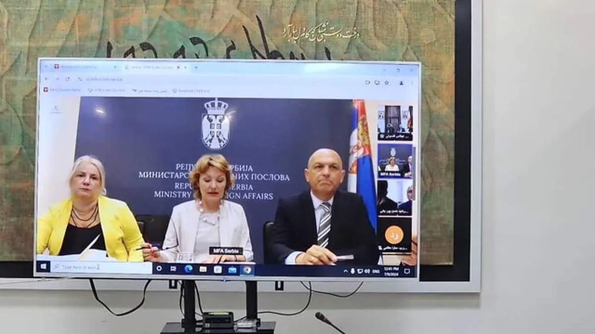 برگزاری چهارمین نشست وبیناری کمیسیون مشترک ایران و صربستان