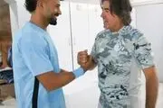دلبری رامین رضاییان از ساپینتو/ عکس