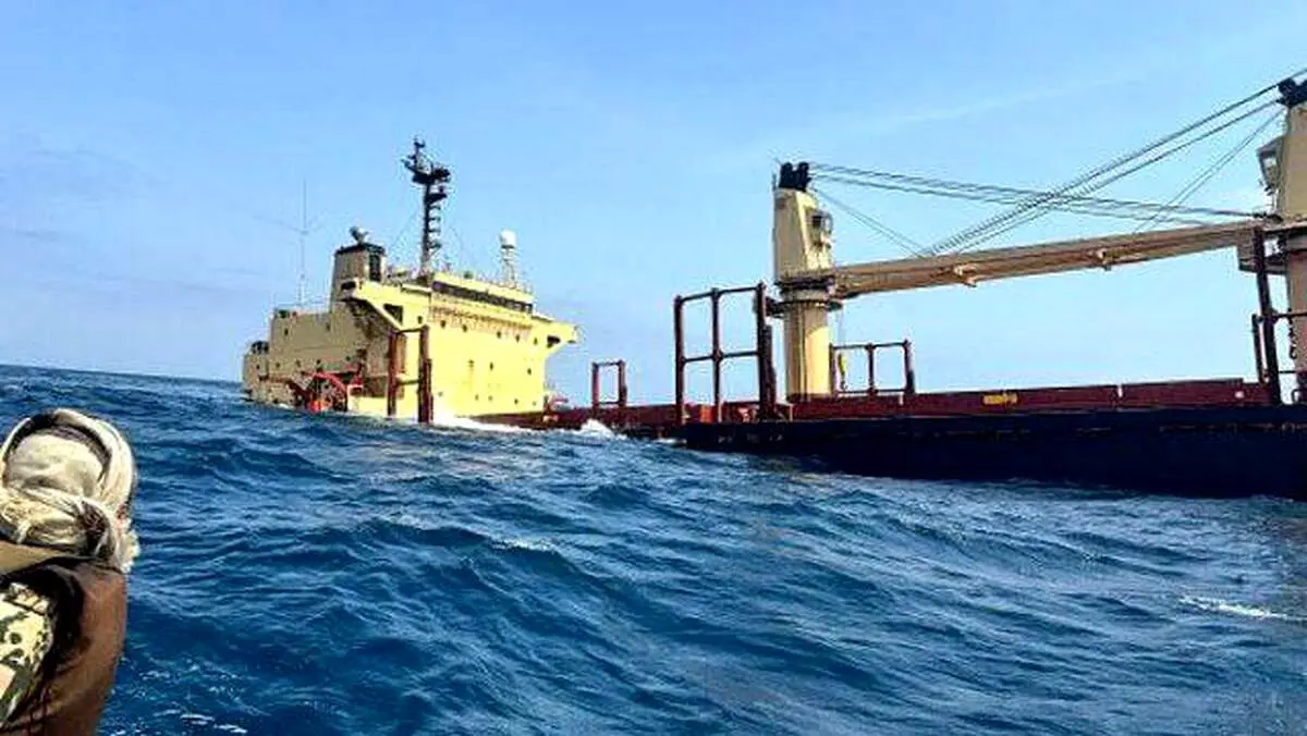 سنتکام غرق شدن کشتی انگلیسی در دریای سرخ را تایید کرد