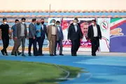 بازدید وزیر ورزش و جوانان از اردوی تیم ملی فوتبال