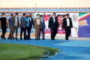 بازدید وزیر ورزش و جوانان از اردوی تیم ملی فوتبال