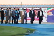 بازدید وزیر ورزش و جوانان از اردوی تیم ملی فوتبال