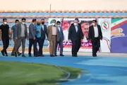 بازدید وزیر ورزش و جوانان از اردوی تیم ملی فوتبال