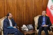 «قاسم عمو عابدینی» به دیدار امیرعبداللهیان رفت