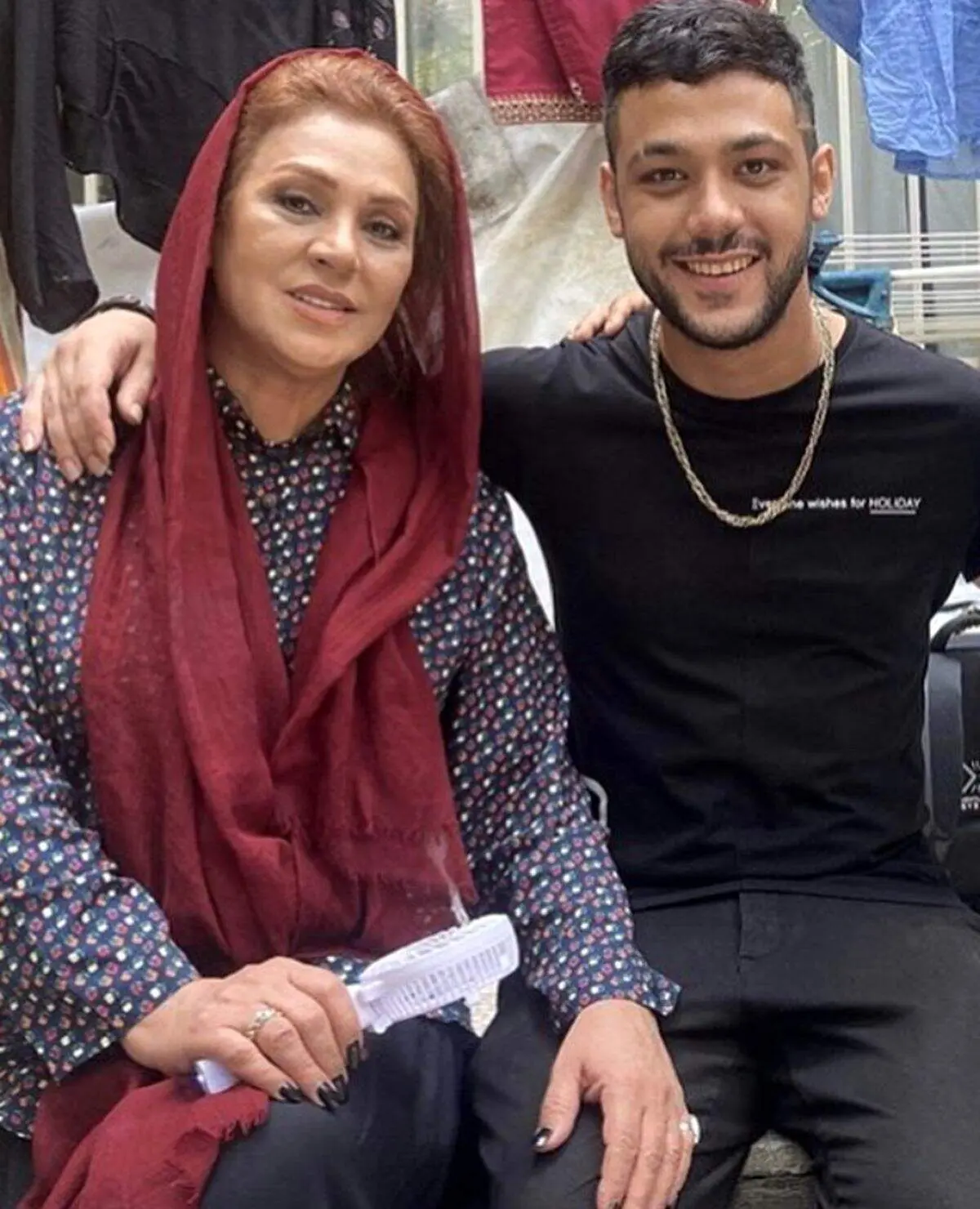 فیلم جگرسوز از نسرین مقانلو در سالگرد فوت پسرش