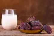 با رژیم شیر و خرما دو روزه حسابی لاغر شوید!