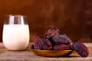 با رژیم شیر و خرما دو روزه حسابی لاغر شوید!