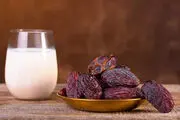 با رژیم شیر و خرما دو روزه حسابی لاغر شوید!