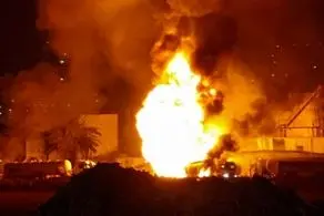 سپاه پاسداران پالایشگاه حیفا را به آتش کشید + عکس 