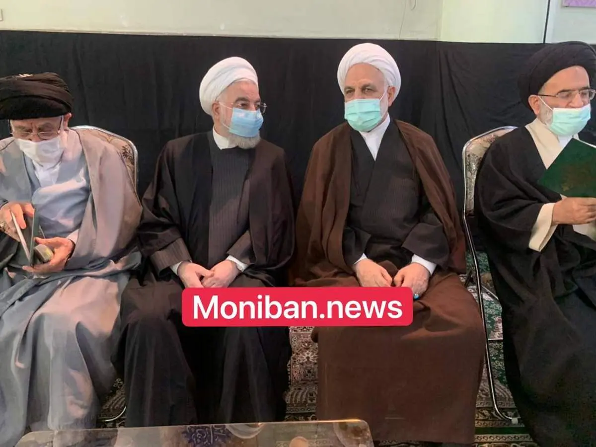 حضور حسن روحانی در مراسم یادبود آیت الله ری شهری/ ببینید