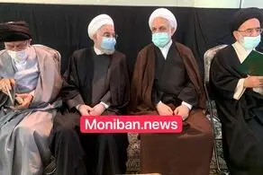 حضور حسن روحانی در مراسم یادبود آیت الله ری شهری/ ببینید 