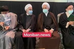 حضور حسن روحانی در مراسم یادبود آیت الله ری شهری/ ببینید 
