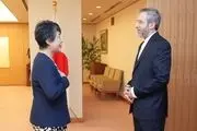 علی باقری با وزیر خارجه ژاپن دیدار کرد