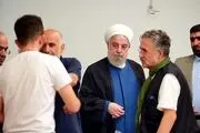 عکس از حسن روحانی در پشت صحنه یک فیلم + ببینید 