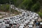 ترافیک سنگین تعطیلات در مسیرهای خروجی شمال