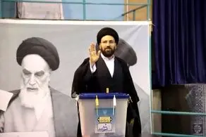 سید علی خمینی در انتخابات شرکت کرد