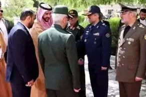 استقبال سرلشکر باقری از وزیر دفاع عربستان سعودی 