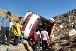 پلیس علل واژگونی اتوبوس خبرنگاران محیط زیست و سربازان اعلام کرد
