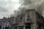 گراند هتل در آتش سوخت/ علت نامشخص!