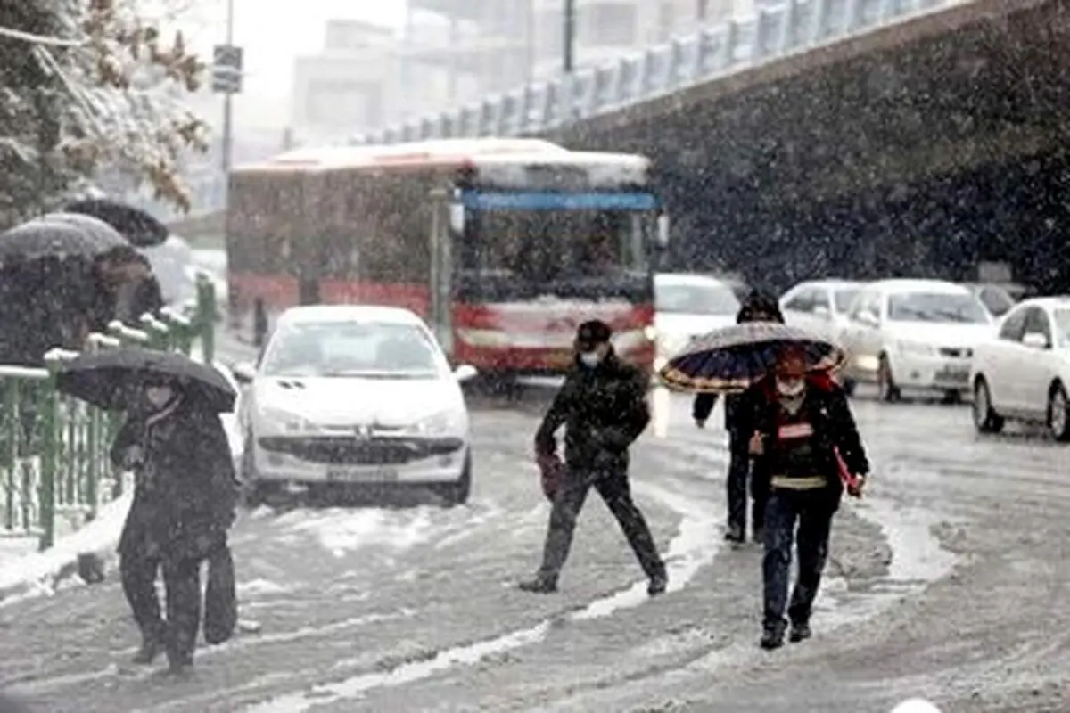 باران و کولاک برف در ۵ استان شدید است