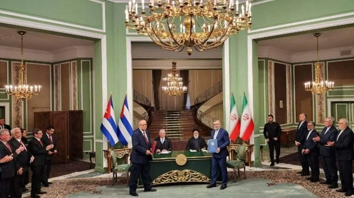 ۷ سند و تفاهمنامه همکاری میان ایران و کوبا به امضا رسید