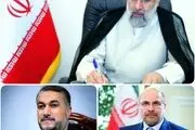 تبریک دسته جمعی رئیسی، قالیباف و وزیر امور خارجه به رئیس جمهور آذربایجان